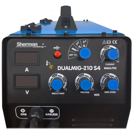 Сварочный полуавтомат 220В., 200А/60%, IGBT, Sherman workshop Изображение