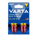 Батарейка Varta AAA Longlife Max Power 4шт Mignon 4703 (LR3) MN2400 1.5V B4 Alkaline Зображення