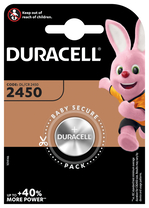 Батарейка Duracell CR2450 / DL2450, 3V Зображення