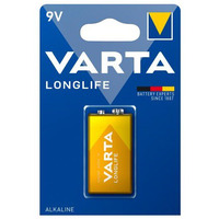 Батарейка Varta 6LR61 Longlife B1 4122 (6LF22) 9V крона Alkaline 1шт Изображение