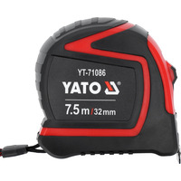 Рулетка измерительная 7,5м x 32мм, стальная, магнит, YT-71086, Yato Изображение