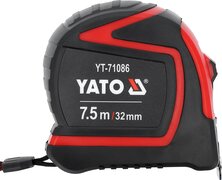 Рулетка вимірювальна   7,5м x 32мм, сталева, магніт, YT-71086, Yato Зображення