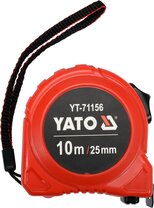 Рулетка вимірювальна  10м x 25мм, сталева, Nylon, YT-71156, Yato Зображення