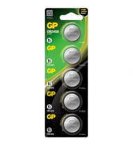 Батарейка GP Lithium CR2450 (DL2450) 610mAh, 24.5x5.0mm, 3V, 5шт Зображення
