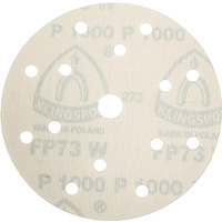 Круг шлифовальный, самозацепной 150мм, FP 73 WK, белый, краска, шпатлевка, GLS47, P.320, Klingspor Изображение