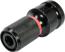 Перехідник для біт ударний 1/2" - 1/4" HEX, L=50мм, YT-04691, Yato Зображення