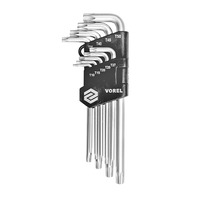 Набір ключів TORX T10-T50, 9од, 56478, Vorel Зображення