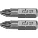 Біта торцева PZ2x25мм, 1/4", (6,35мм), (2шт), AISI S2, YT-77881, Yato Зображення