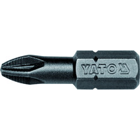 Біта торцева PZ2x25мм, 1/4", (6,35мм), (50шт), AISI S2, NON SLIP SYSTEM, YT-7811, Yato Зображення