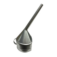 Воронка металлическая, оцинкованная, коса ВАЗ, L=32см, ф12-13,5см, KWeld Изображение