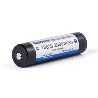 Аккумулятор литиевый Li-Ion 18650, с защитой 2600mAh, 3,6-3,7В, 18650, Keeppower Изображение