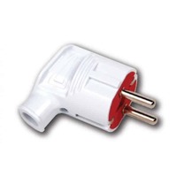 Вилка угловая с заземлением, 16А, 300-000-704, Horoz Electric Изображение