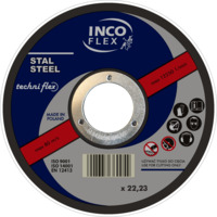 Круг зачисний по металу 150х6,0x22,23мм, A24SBF-27, steel, IncoFlex (10) Зображення