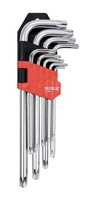 Набір ключів TORX T10-T50, 9од, CrV 6150, YT-0511, Yato Зображення