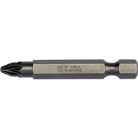 Біта торцева PZ2x50мм, 1/4", (6,35мм), (10шт), AISI S2, YT-78155, Yato Зображення