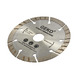 Диск алмазный отрезной 125x22,23мм, Segment, laser, 12200 об/мин, G00222, Geko Изображение