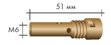 Вставка для накінечника - 25 / 255, M6/M14/51мм, 004.D624.5, Abicor Binzel Зображення
