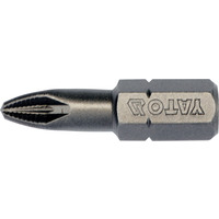 Біта торцева PZ2x25мм, 1/4", (6,35мм), (10шт), AISI S2, NON SLIP SYSTEM, YT-04712, Yato Зображення