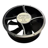 Вентилятор 254x89мм, AC 220V, 110W, 1430м³/г, 2550об/хв, A25089V2HBT-B, Sym Bang Зображення