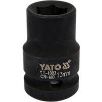 Головка торцевая 1/2" 13мм L=39мм, 6гр, ударная, CrMo, YT-1003, Yato Изображение