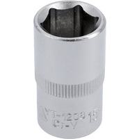 Головка торцева 1/2" 15мм  L=38мм, 6гр, CrV, YT-1208, Yato Зображення