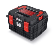 Ящик для інструментів 450x380x297мм IP55 C BLOCK ALU LOG 30, з одним органайзером, до 100кг навантаження, алюмінієва ручка, KXCA454030, Kistenberg Зображення
