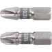 Біта торцева PH3x25мм, 1/4", (6,35мм), (2шт), Nickel S2, YT-78002, Yato Зображення
