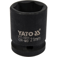 Головка торцевая 1/2" 21мм L=39мм, 6гр, ударная, CrMo, YT-1011, Yato Изображение