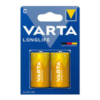 Батарейка VARTA C (LR14) Longlife 4114 LR14 MN1400 1.5V, Alkaline 2шт Зображення