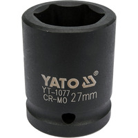 Головка торцева 3/4" 27мм  L=53мм, 6гр, ударна, CrMo, YT-1077, Yato Зображення