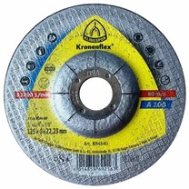 Круг зачисний по металу 125х6,0x22,23мм, А100, 384840 Klingspor Зображення