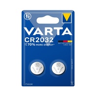 Батарейка Varta CR2032, 3V B2 (2шт) Lithium Зображення