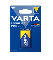 Батарейка Varta 6LR61 Longlife Power 4922 (6LF22) MN1604 B1 9,0V Alkaline крона Зображення