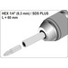 Перехідник для біт торцевих SDS plus - 1/4", (6,35мм), L=60мм, CrV, YT-04690, Yato Зображення