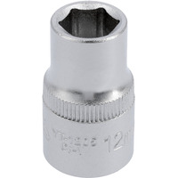Головка торцева 1/2" 12мм  L=38мм, 6гр, CrV, YT-1205, Yato Зображення