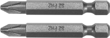 Біта торцева PH2x50мм, 1/4", (6,35мм), (2шт), AISI S2, YT-77876, Yato Зображення